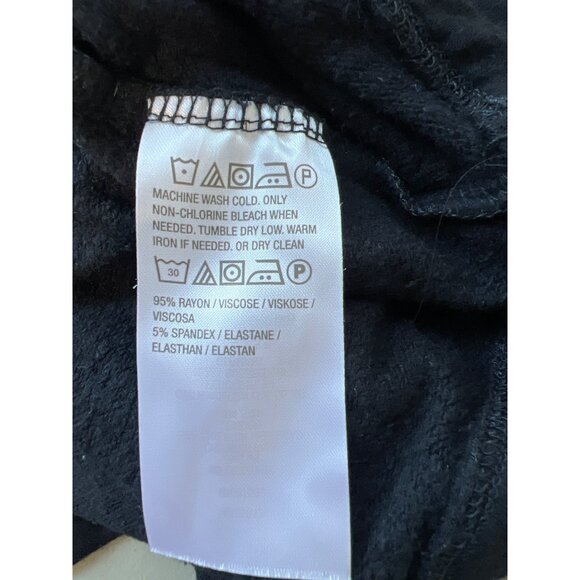 AnyBody Brushed French Terry V Neck Pullover Size XL Long Sleeve Tee Essentials - Picture 5 of 8